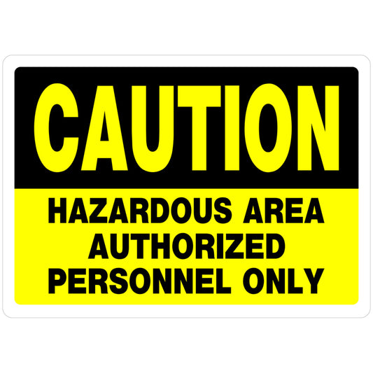 Hillman English White Caution Sign 10 in. H X 14 in. W (Pack of 6)