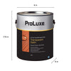 PPG ProLuxe Transparent Satin Teak Alkyd Wood Finish 1 gal. (Pack of 4)