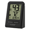La Crosse Technology Black Plastic 140 Deg. F Wireless Thermometer 2.64 L x 1.38 W in.