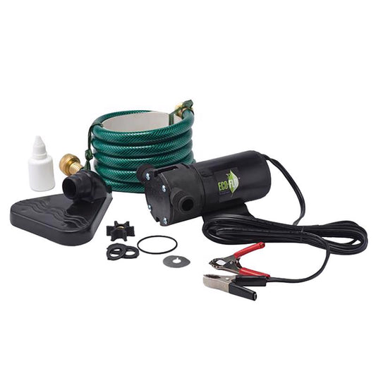 Eco-Flo PUP Series 1/12 HP 360 gph Cast Iron Switchless Switch DC Utility Pump Kit