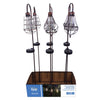 Alpine Solalris Bronze Glass/Iron 33 in. H Edison Bulb Solar Garden Stake (Pack of 6)