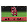 University of Oklahoma Rubber Door Mat - 18in. x 30in.