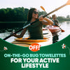 OFF Deep Woods Insect Repellent Towelettes For Mosquitoes 12 pk (Pack of 12)