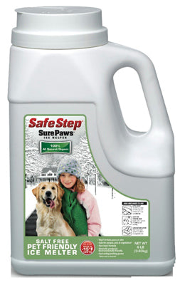 Safe Step Sure Paws Magnesium Chloride Pet Friendly Ice Melt 8 lb. Granule (Pack of 4)