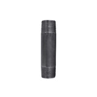 BK Products 3/4 in. MPT x 4 in. L Black Steel Nipple (Pack of 5)
