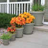 Bloem Terrapot Pebble Stone Resin UV-Resistant Tapered Traditional Planter 7 H in.