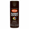 Krylon Fusion All-In-One Satin Black Paint + Primer Spray Paint 12 oz (Pack of 6).