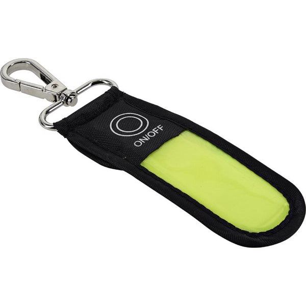 Llavero con gancho o clip de nailon multicolor Hillman con luz LED