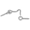 National Hardware Zinc-Plated Silver Steel 1-1/2 in. L Hook and Eye 2 pk