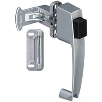 National Hardware Satin Silver Zinc Push Button Latch (Pack of 3)