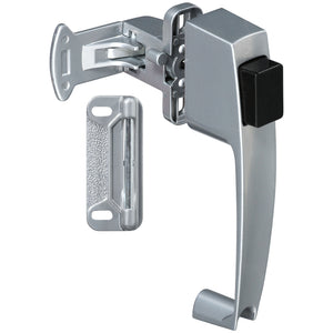 National Hardware Satin Silver Zinc Push Button Latch (Pack of 3)