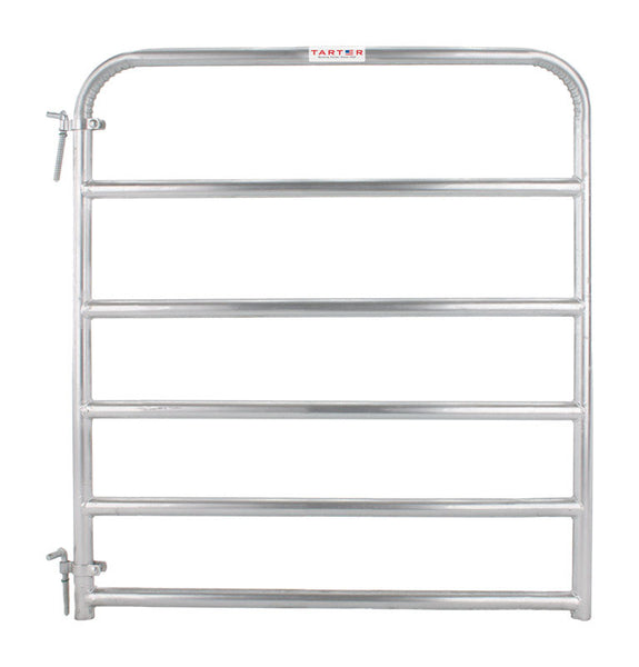 Tarter Galvanized Steel Silver Tube Gate