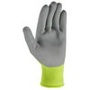 Wells Lamont Men's Indoor/Outdoor Hi-Viz Work Gloves Gray/Yellow L 1 pair (Pack of 6)