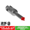 Diablo Rebar Demon 3/16 in. S X 6 in. L Carbide Hammer Drill Bit 25 pk (Pack of 10)