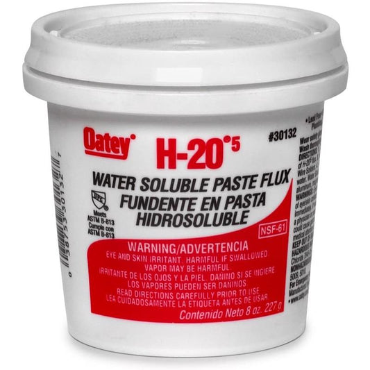 Oatey H-20 8 oz Lead-Free Water Soluble Flux MS Polymer
