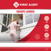 First Alert 14 ft. H Steel Fire Escape Ladder 375 lb. capacity