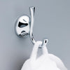 Delta Foundations Die-Cast Zinc Chrome Robe Hook 2.68 L x 5.39 H x 3.78 W in.