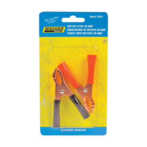Pinzas de batería Seachoice de cobre