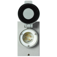 Reliance Controls 20 amps 125/250 V 1 space 4 circuits Surface Mount Power Inlet Box - Open Box