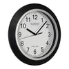 La Crosse Technology 12 in. L X 1 in. W Indoor Casual Analog Atomic Wall Clock Glass/Plastic Black/S - Open Box