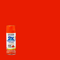 Rust-Oleum Painter's Touch Ultra Cover Gloss Fiery Orange Spray Paint 12 oz. (Pack of 6)