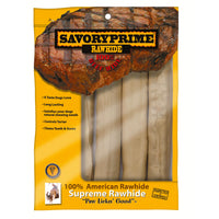 Savory Prime American Supreme Large Adult Rawhide Bone Beef Rawhide 10 in. L 4 pk