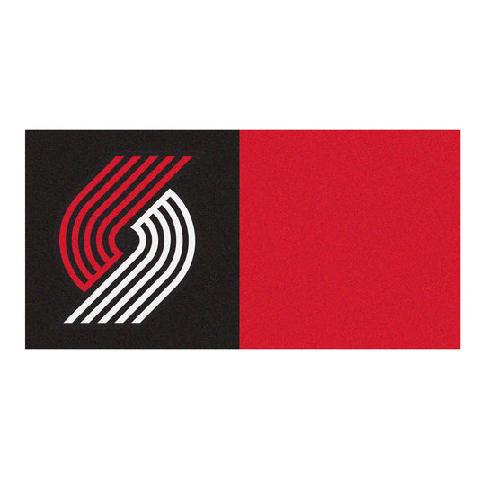 NBA - Portland Trail Blazers Team Carpet Tiles - 45 Sq Ft.
