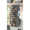 Whitmor 48 in. H X 16.5 in. W X 11.5 in. L Fabric Hanging Shoe Shelves