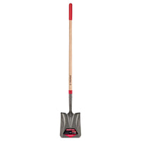 Truper Tru-Tough 58 in. Steel Square Transfer Shovel Wood Handle (Pack of 6)