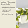 Krylon K02711007 12 Oz Ivory Gloss Fusion All-In-One Spray Paint (Pack of 6)