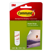 3M Command Small Foam Adhesive Strips 1-3/4 in. L 12 pk