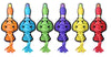 Multipet Assorted Nylon Cross-Ropes Duck Dog Tug Toy Medium
