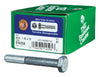 Hillman M10-1.50 mm D X 75 mm L Heat Treated Steel Hex Head Cap Screw 25 pk