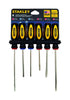 Stanley 6 pc Screwdriver and Bit Set Assorted in.