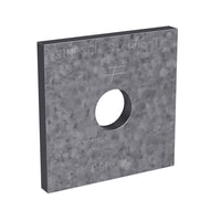 Simpson Strong-Tie 2 in. H X 0.1 in. W X 2 in. L Galvanized Steel Bearing Plate