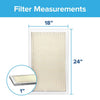 3M Filtrete 18 in. W X 24 in. H X 1 in. 300 MPR Pleated Air Filter (Pack of 4)