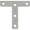 National Hardware 5/8 in. W Zinc-Plated Steel T Plates (Pack of 20)