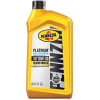PENNZOIL Platinum 10W-30 4 Cycle Engine Synthetic Motor Oil 1 qt. (Pack of 6)