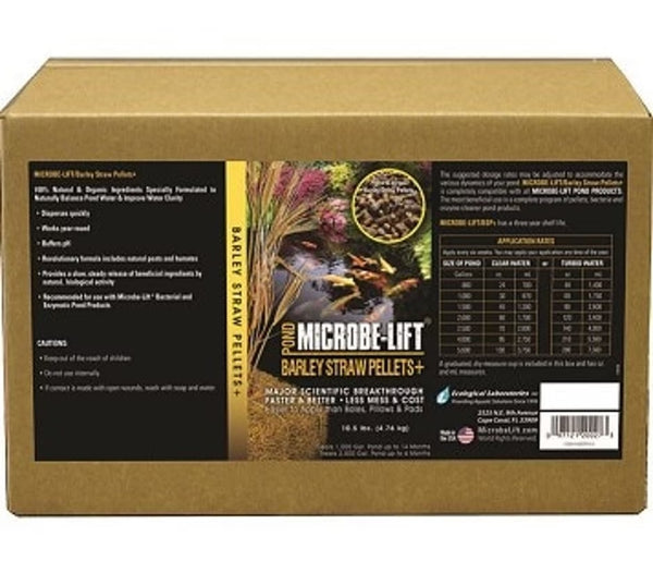 Microbe Lift 10bspp10.5 10,5 libras de pellets de paja de cebada (paquete de 6)