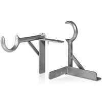 TAP BRACKET As Seen On TV Silver Steel Curtain Bracket 30 lb.