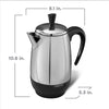 Farberware 8 cups Black/Silver Percolator