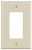 Leviton Light Almond 1 gang Thermoset Plastic Decorator Wall Plate 1 pk
