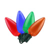 Celebrations Incandescent C9 Multicolored 4 ct Replacement Christmas Light Bulbs 0.08 ft.