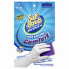 Soft Scrub Vinyl Cleaning Gloves M White 1 pair - Deal of The Week