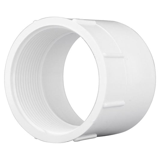 Charlotte Pipe Schedule 40 3 in. Hub X 3 in. D FPT PVC Pipe Adapter 1 pk