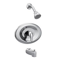 Chrome Posi-Temp(R) tub/shower