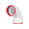 Connectite Connectite Schedule 40 2 In. Hub  X 2 In. Dia. Hub Pvc Bend Elbow Plastic 90 Deg.