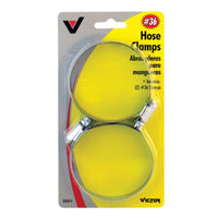 Victor 1-7/8 in. 2-3/4 in. SAE 36 Silver Hose Clamp Stainless Steel Band
