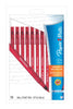 Papermate Write Bros Red Ball Point Pen 10 pk (Pack of 12)
