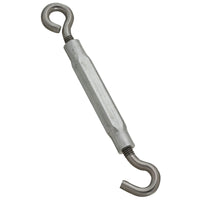 National Hardware Aluminum/Stainless Steel Turnbuckle 175 lb. cap. 9 in. L (Pack of 10).